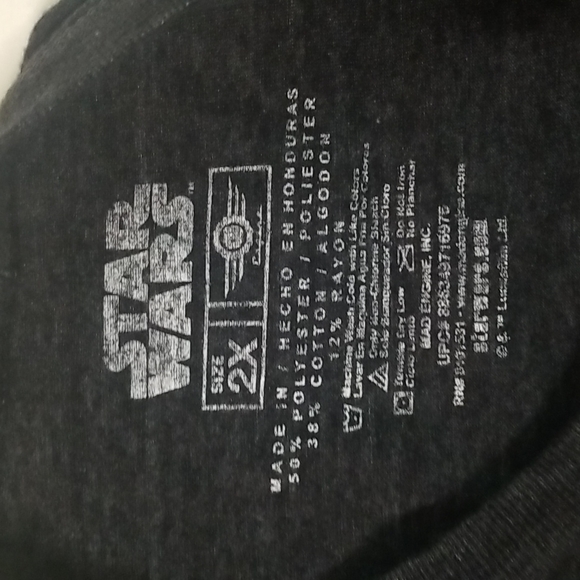 Star Wars: The Dark Side The Light Side Tee Shirt - Picture 3 of 3